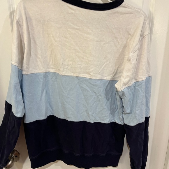 American Eagle Outfitters Blue and Black Crew Neck Sweater - Picture 2 of 3